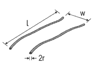 Parallel conductors inductance