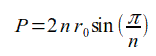 perimeter of polygone